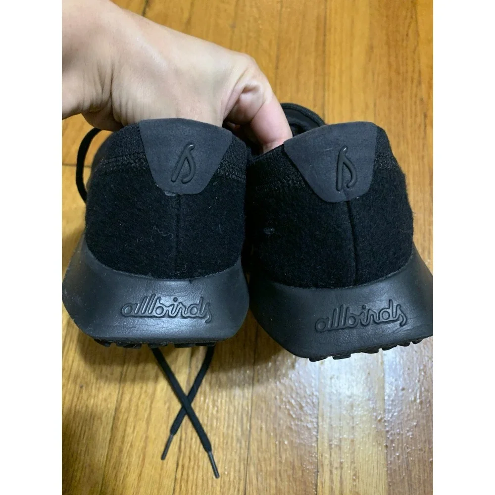 Allbirds Wool Dasher 2 Mizzles Mens Size 11.5 Black Athletic Running Shoes